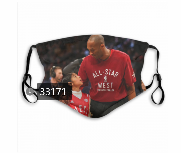 2021 NBA Los Angeles Lakers #24 kobe bryant 33171 Dust mask with filter
